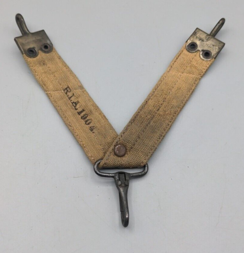 Pre-WWI US Army RIA 1904 dated and marked canteen strap.