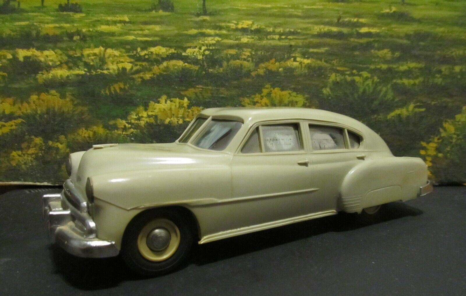 Vintage 1952 CHEVROLET BEL AIR Dealership Promo MODEL toy car BANK CHEVY plastic