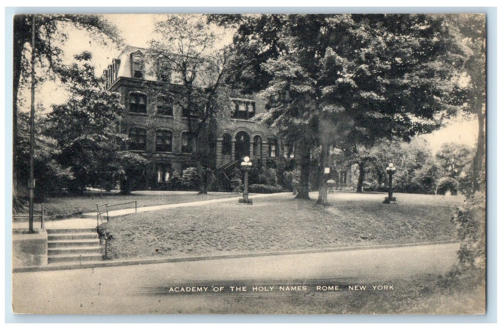 c1910s St. Academy Of The Holy Names Exterior Rome New York NY Unposted Postcard