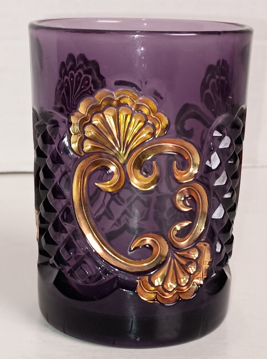 Antique EAPG 1890s Riverside Glass 484 Croesus Amethyst Royal Purple 4\