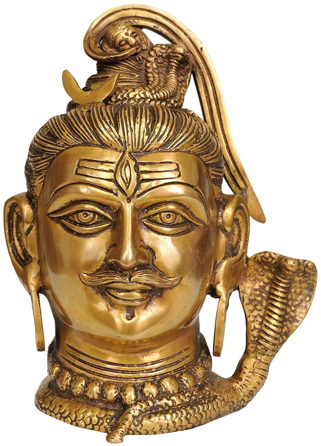 Antique Brass Ganesha\'s Rat Diya Statue Hindu Idol Statue For Home Decor