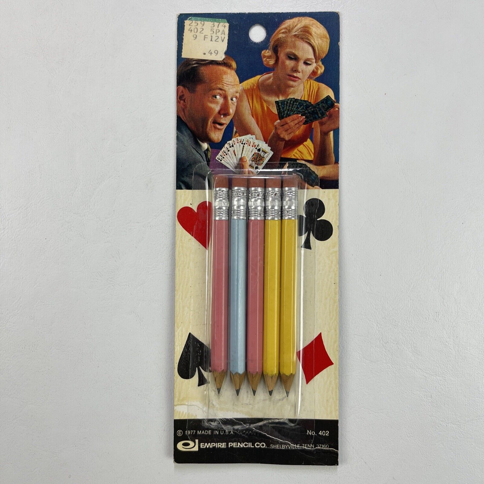 Vintage 70\'s Empire Pencil Co Score Card Pencils 4\