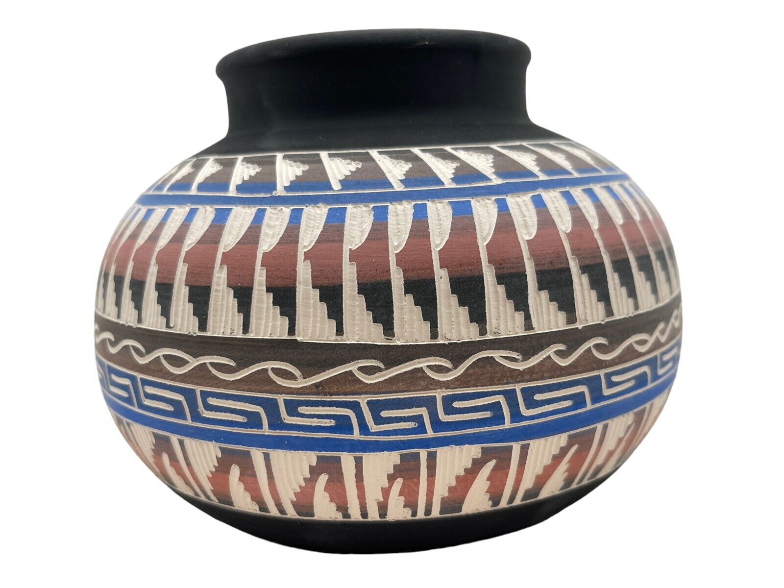 Native American Pottery Navajo Southwestern Vase Indian Home Decor Kyla Gilmore