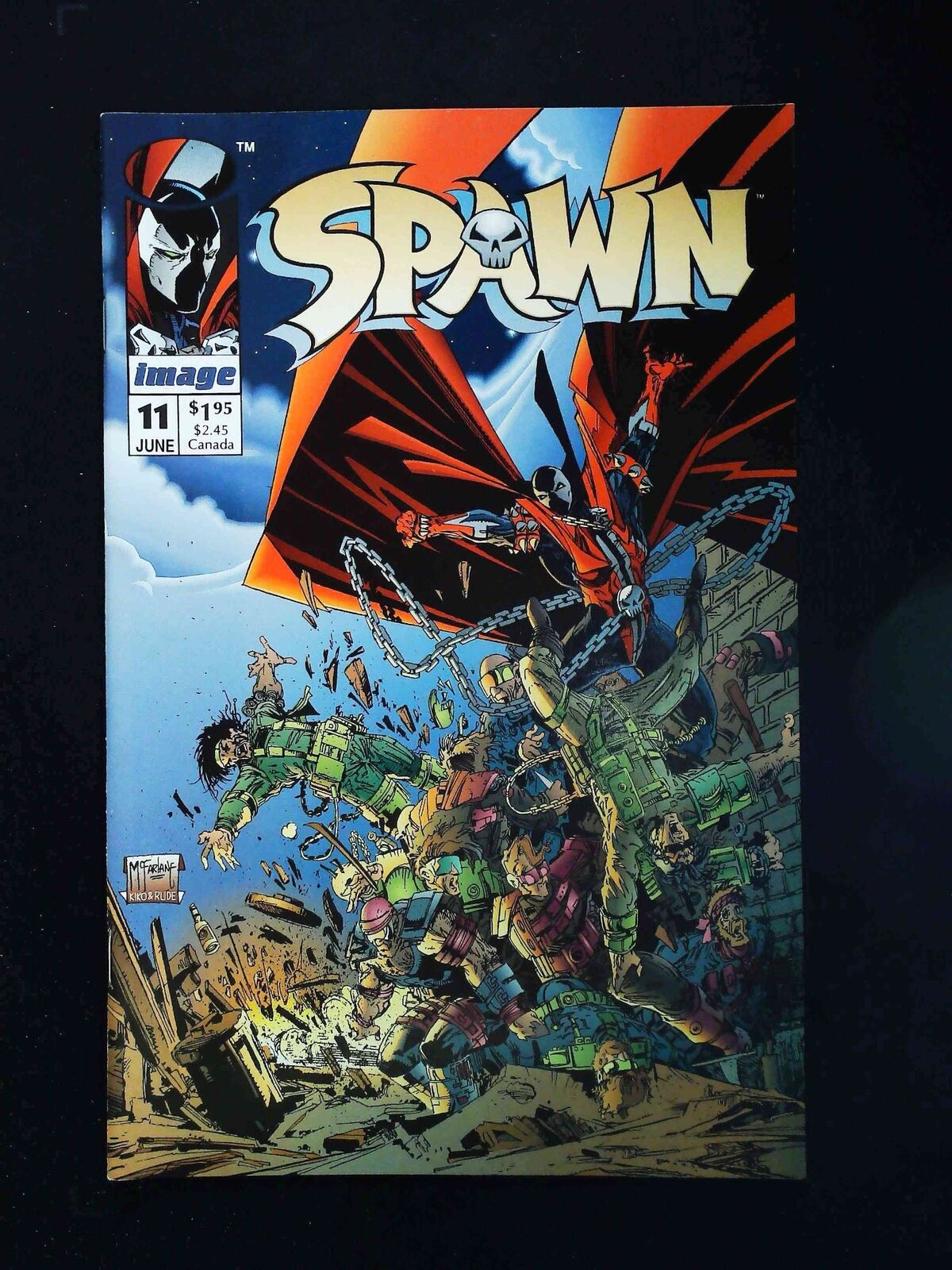 SPAWN #11D  IMAGE COMICS 1993 NM  VARIANT COVER