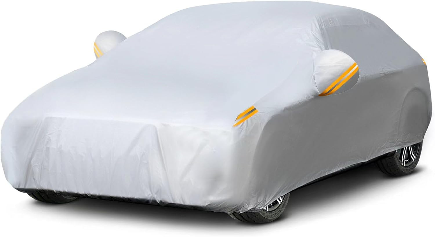 Waterproof Car Cover All Weather Snowproof UV Protection Windproof Outdoor Full 