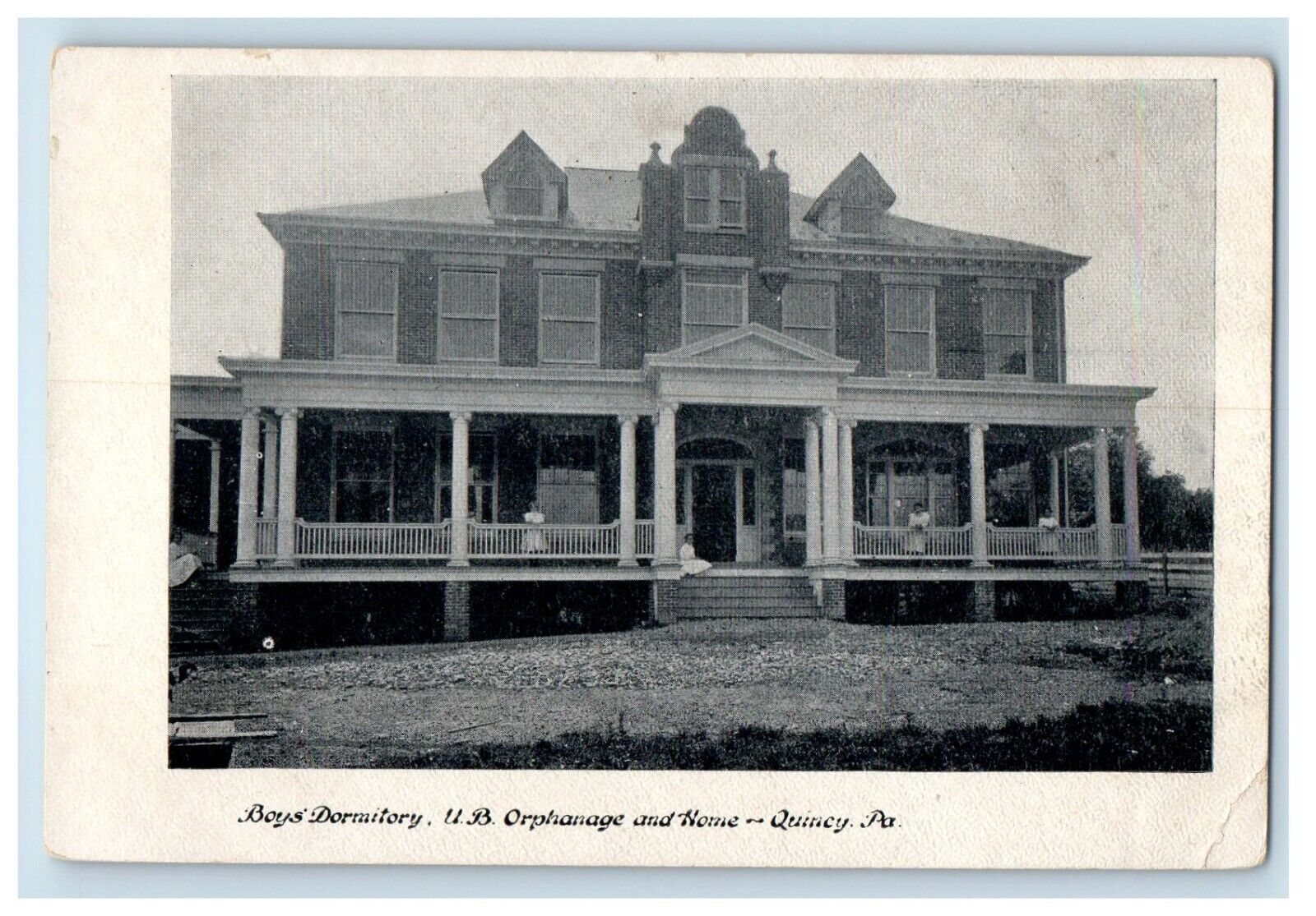 c1905 Boy\'s Dormitory U.B. Orphanage And Home Quincy Pennsylvania PA Postcard