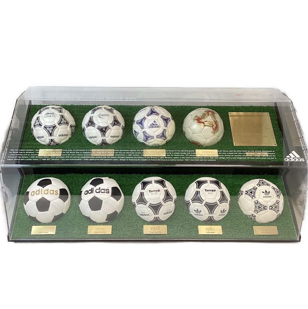 Super rare limited edition historical match ball replica set 1970 to 2002