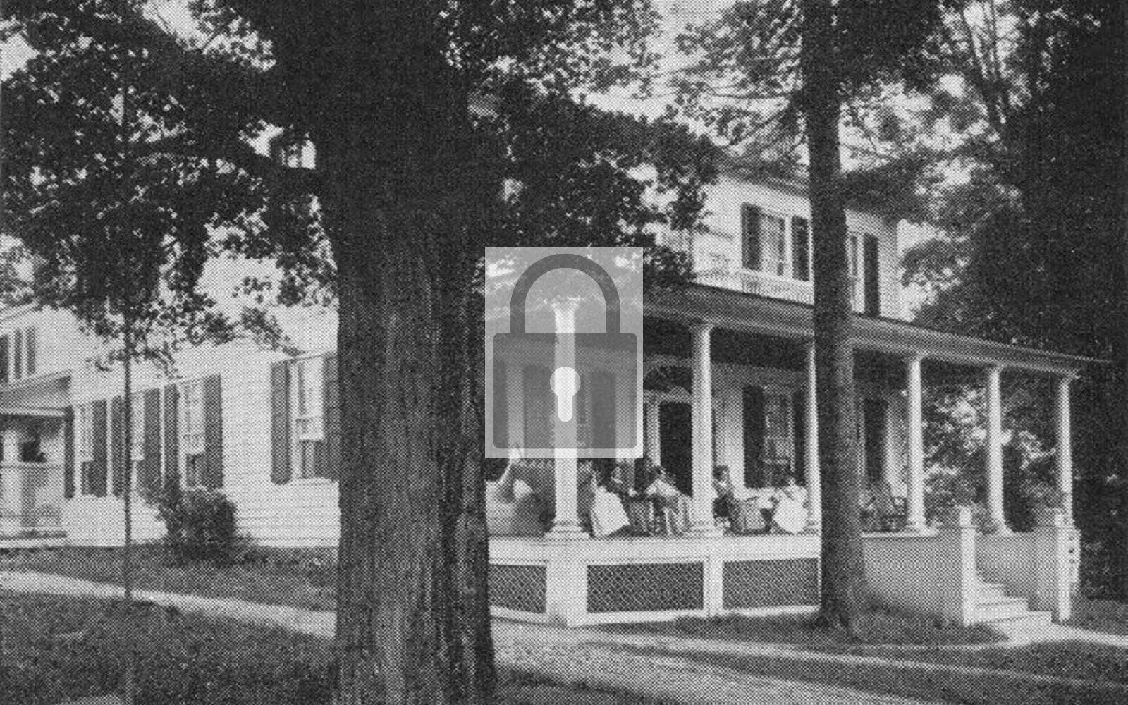 The Maples Stoddart House Stoddartsville Pennsylvania Reprint Postcard