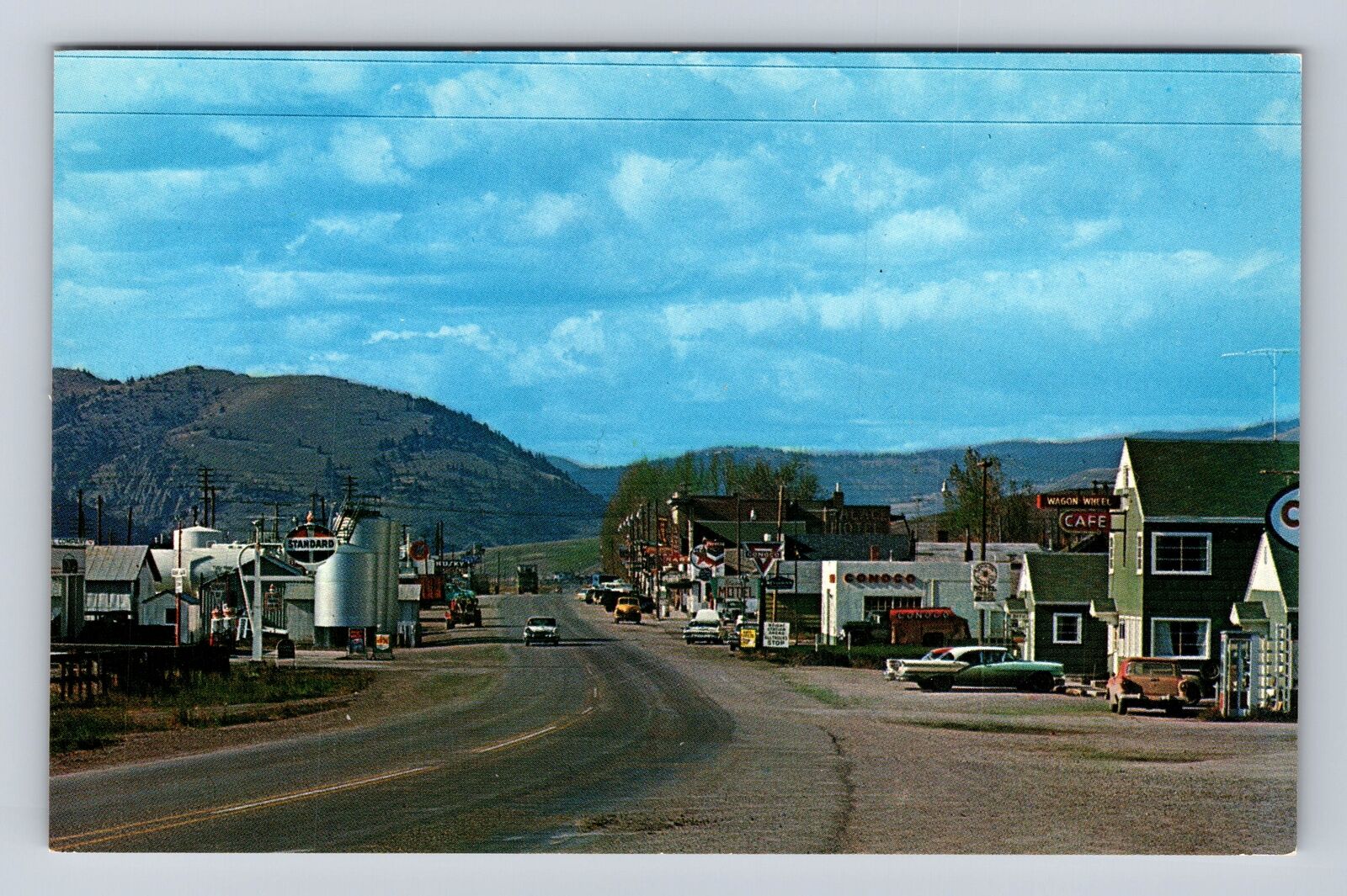 Drummond MT-Montana, Sapphire Mountains, Antique, Vintage Souvenir Postcard
