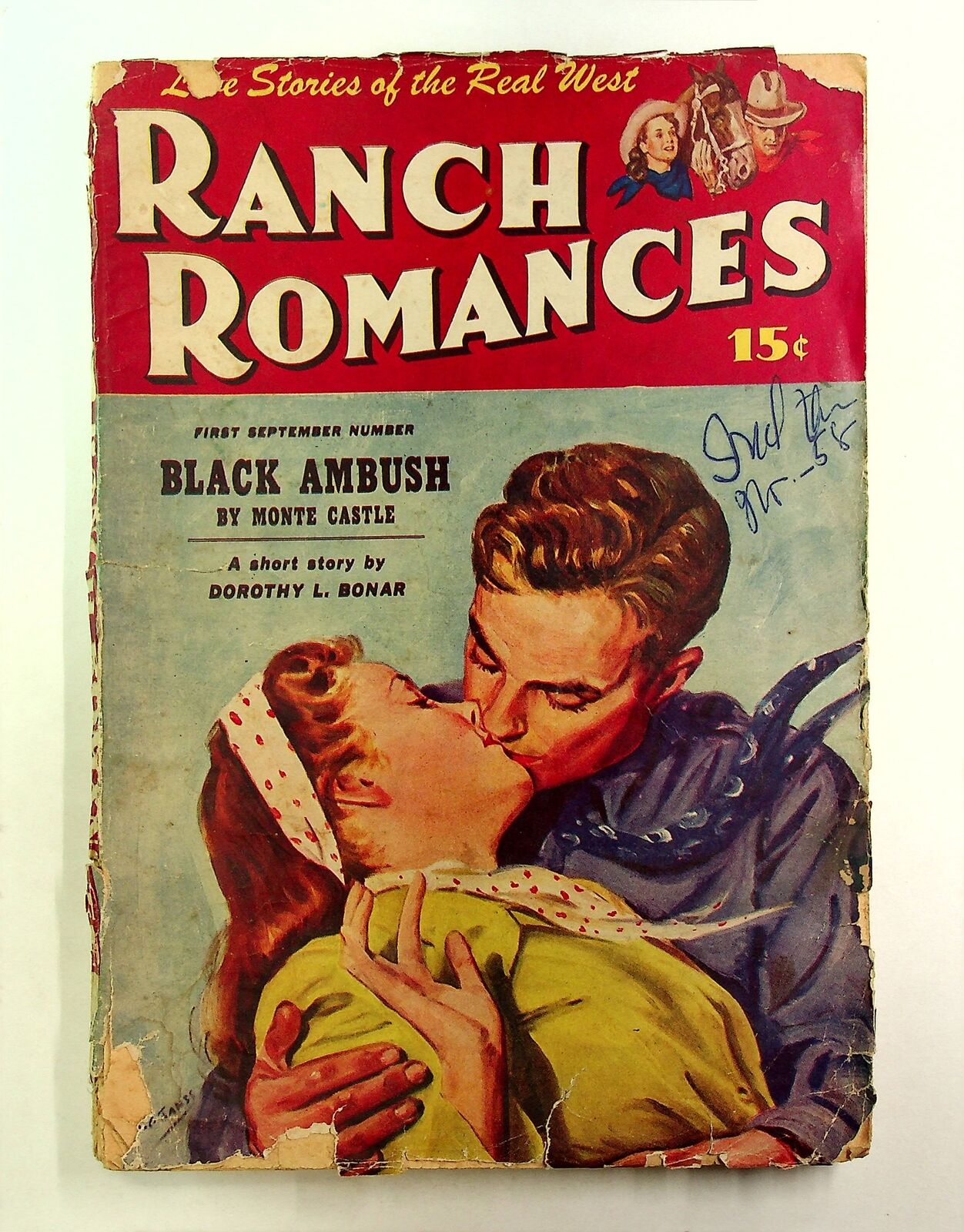 Ranch Romances Pulp Aug 23 1946 Vol. 134 #2 GD