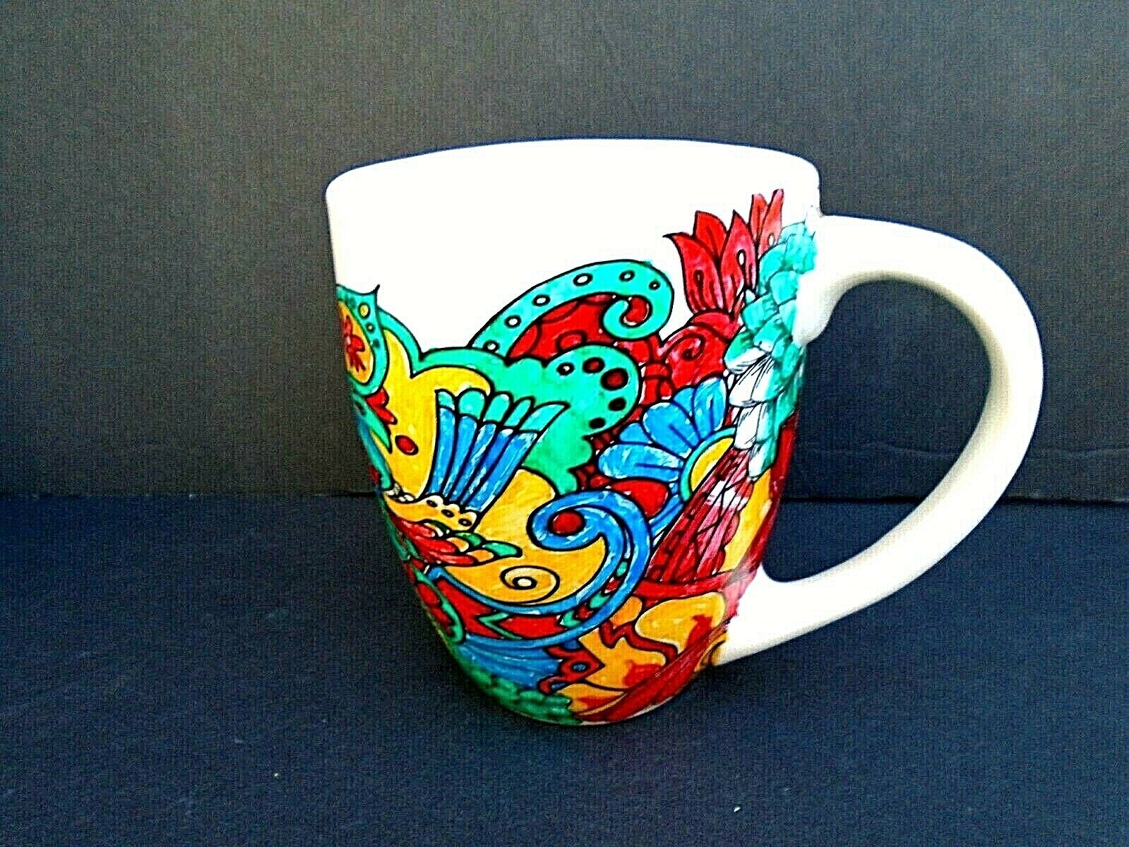 Cypress Home Colorful Coffee Mug 16oz