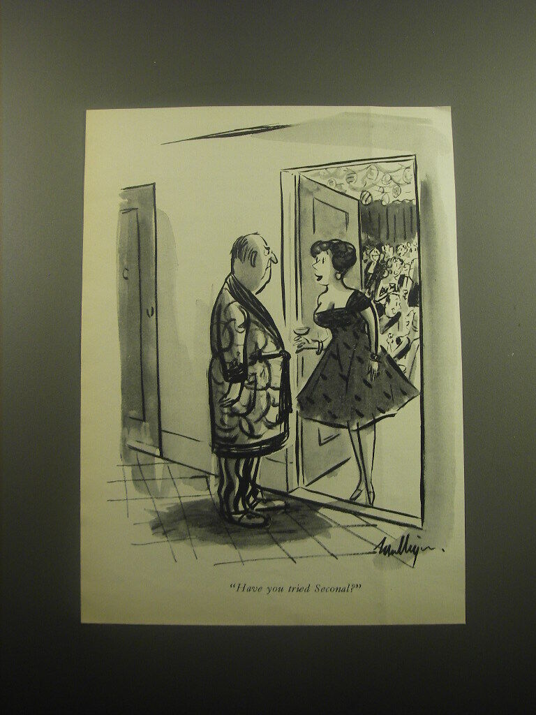1959 Cartoon by James Mulligan - Have you tried Seconal?