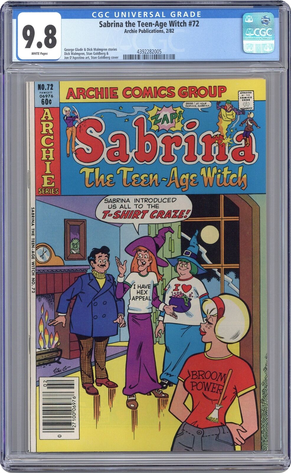 Sabrina the Teenage Witch #72 CGC 9.8 1982 4392282005