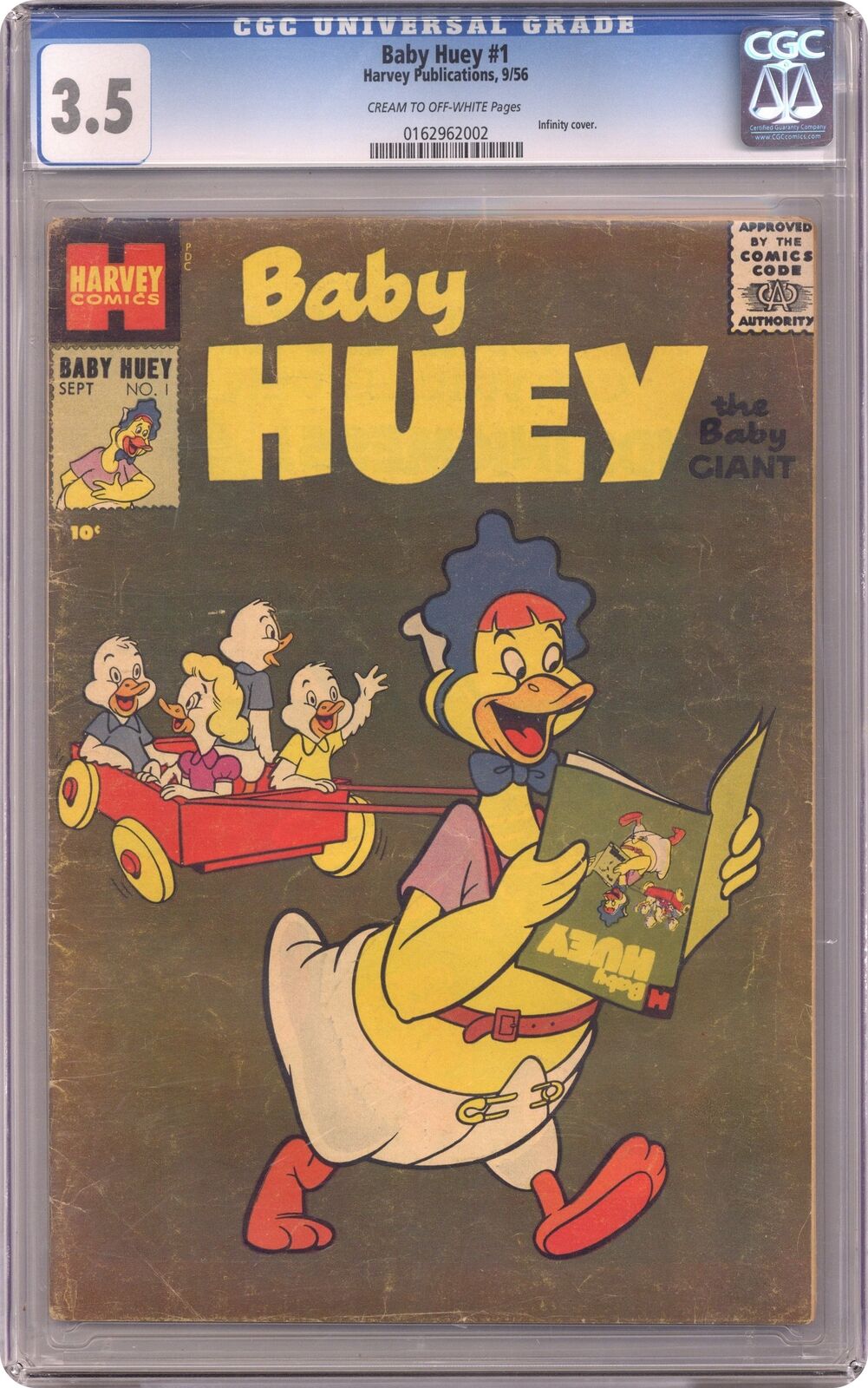 Baby Huey the Baby Giant #1 CGC 3.5 1956 0162962002
