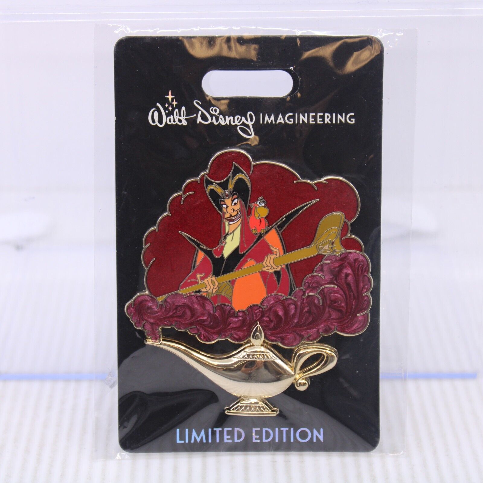 A4 Disney WDI LE Pin Aladdin 30th Anniversary Jafar Lamp Iago