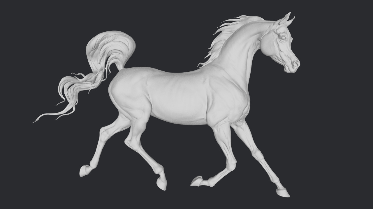 Breyer size SM 1/32 artist resin prancing Arabian model horse