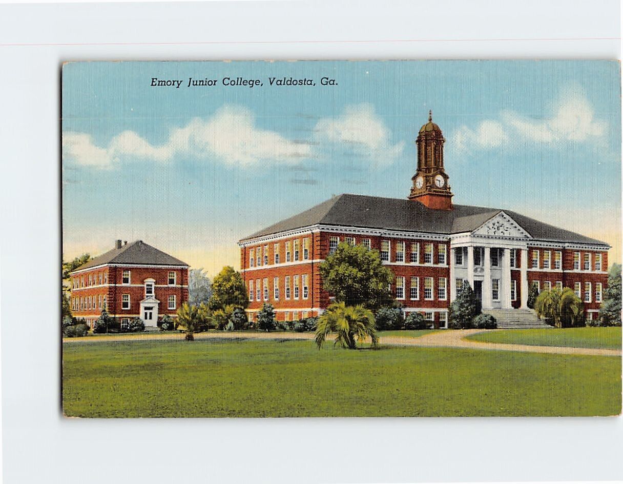 Postcard Emory Junior College Valdosta Georgia USA