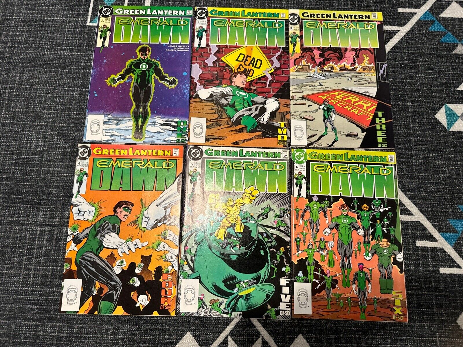 Green Lantern Emerald Dawn #1 2 3 4 5 6 DC Comic Book Set 1-6 Complete