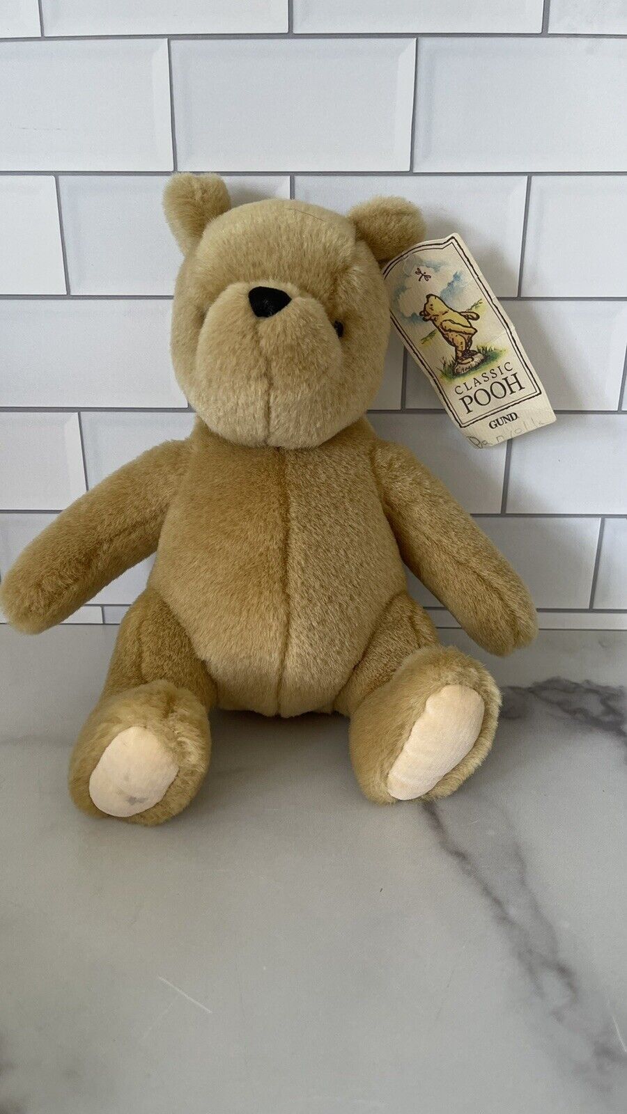 Gund Disney Classic Winnie the Pooh Bear Plush Stuffed Animal Toy TAG