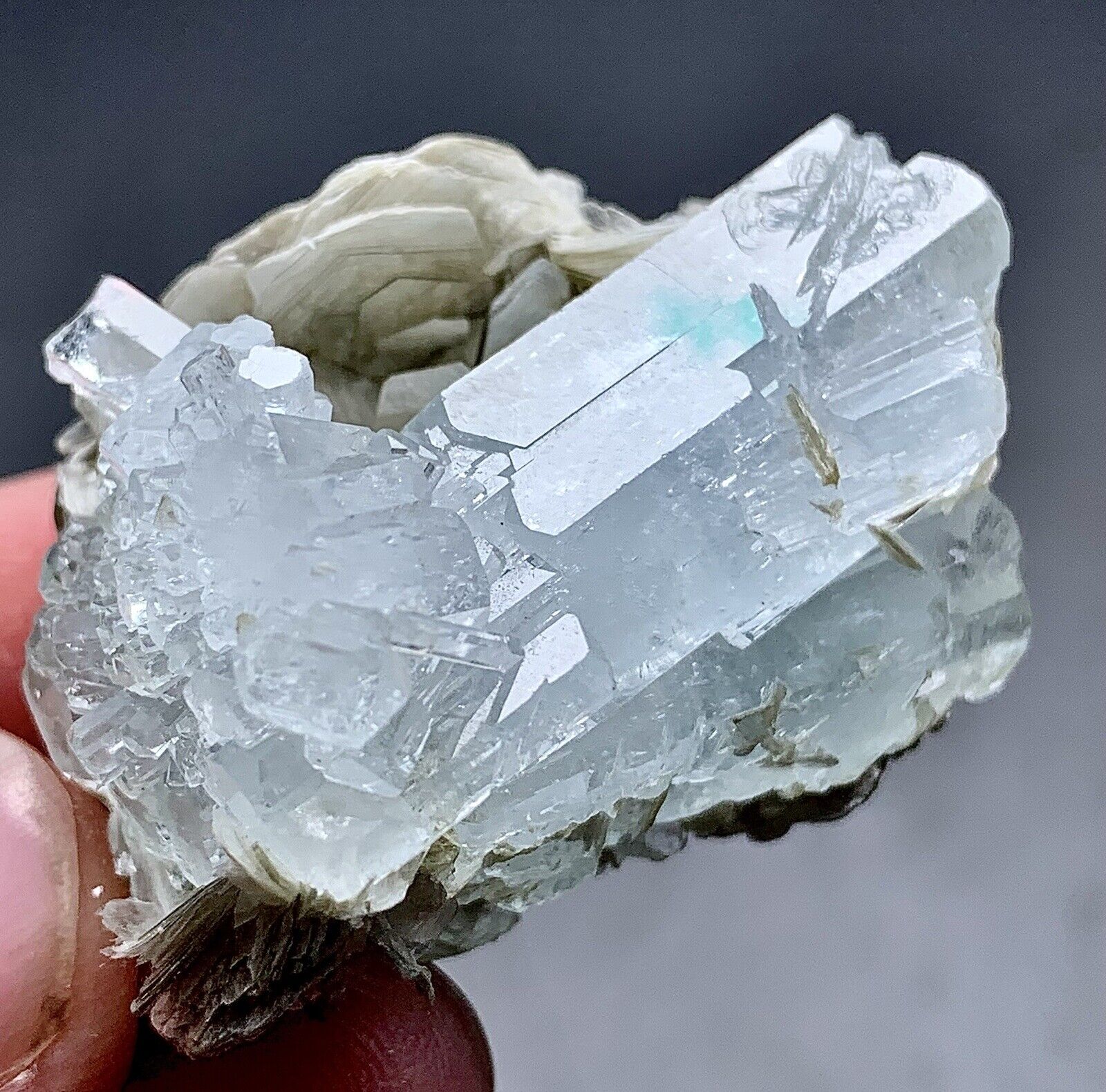 140 Carat Aquamarine Crystal Specimen From Skardu Pakistan