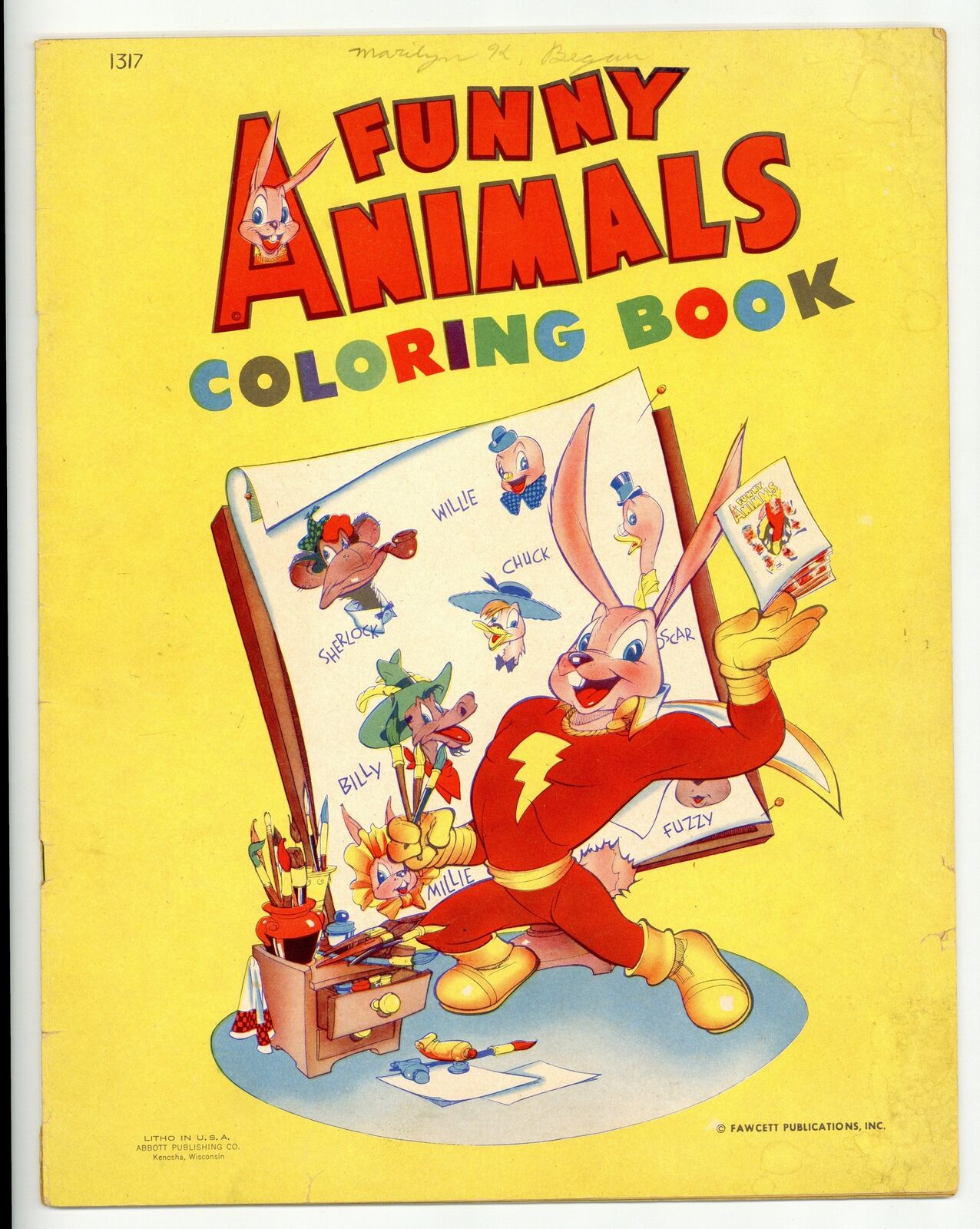 Funny Animals Coloring Book 1945 GD 2.0