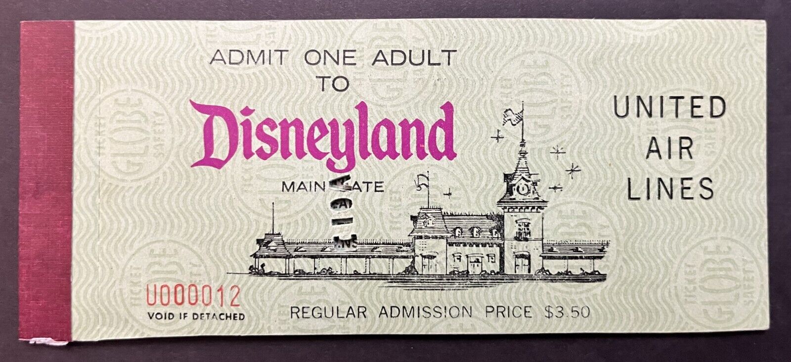 Disneyland UNUSED Ticket Book - Includes Tiki Room Admission - EXTREMELY RARE