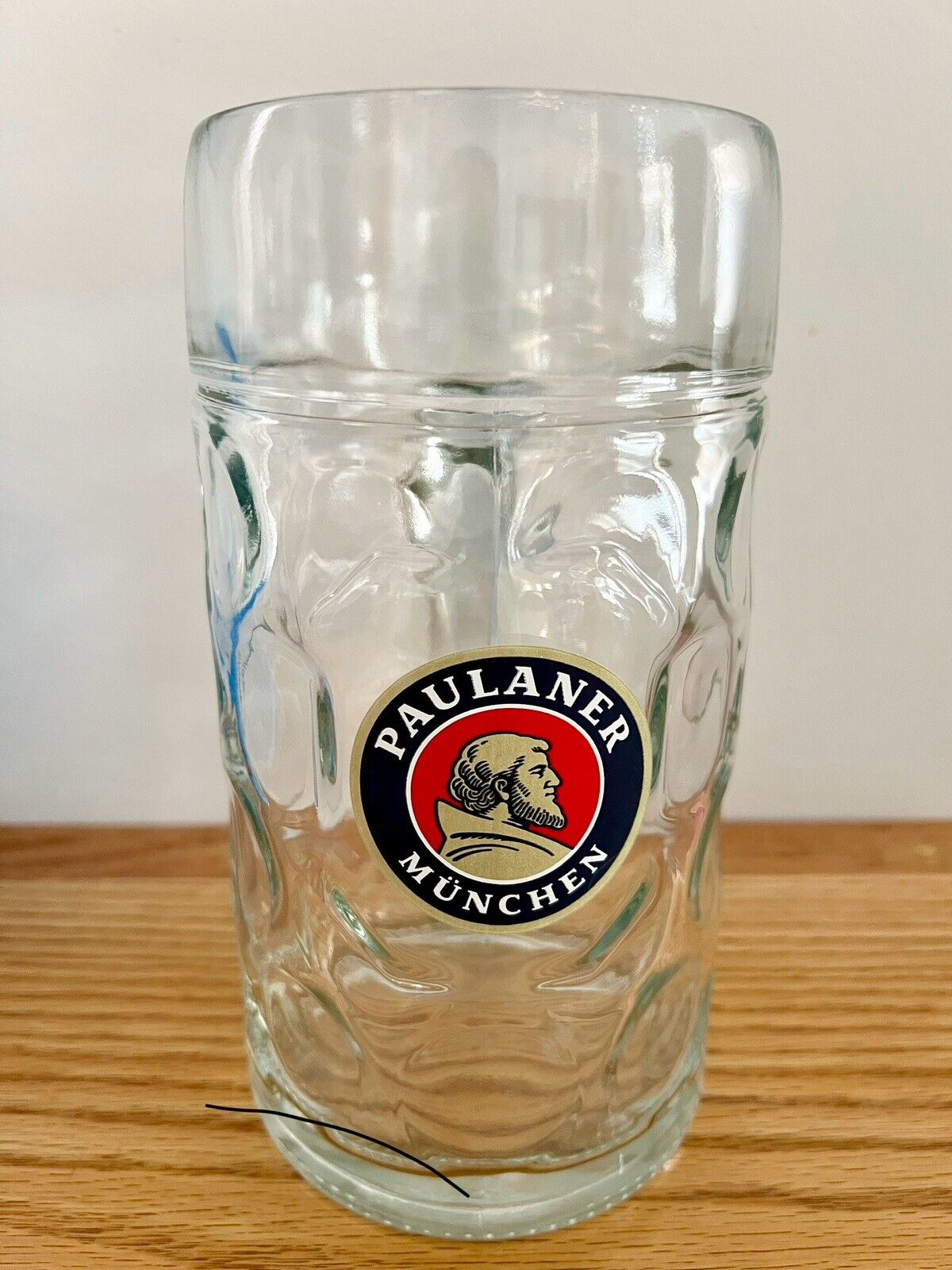 Paulaner Oktoberfest Limited Edition 1 Liter Glass Beer Stein Made in Germany