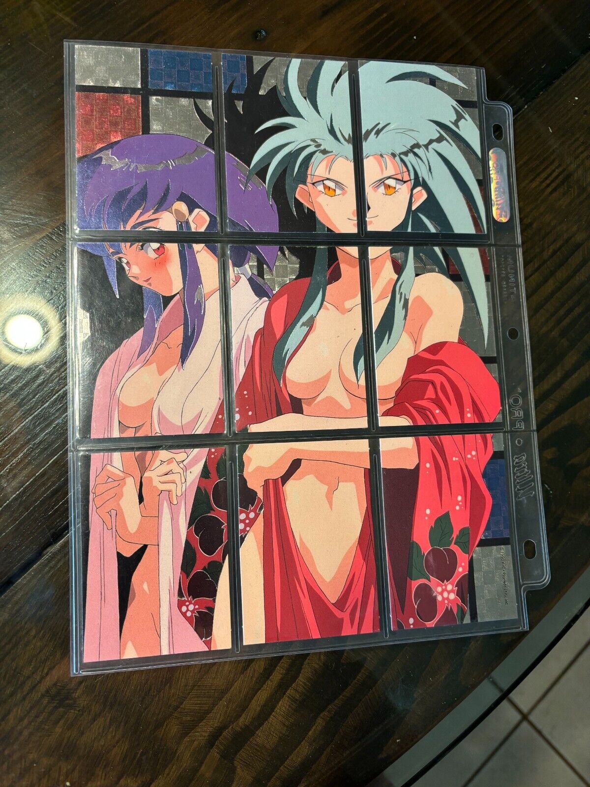 TENCHI MUYO TRADING COLLECTION RARE collection of 9 CARDS