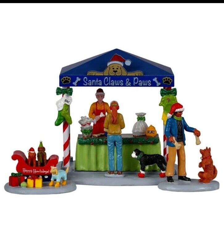 Lemax 2022 Santa Claws & Paws #23606 Table Accent 