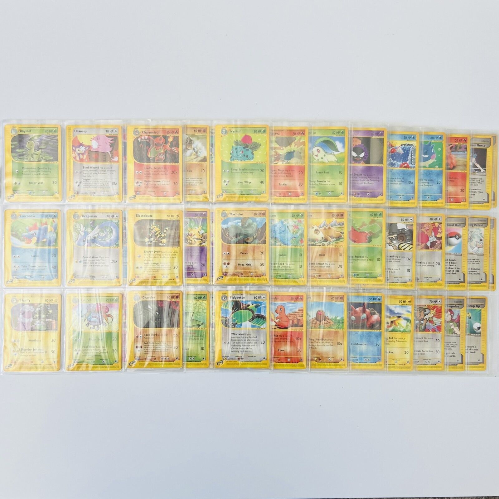 Pokémon Expedition Base Set Complete Uncommon Common Non Holo 2002 Cards NM+
