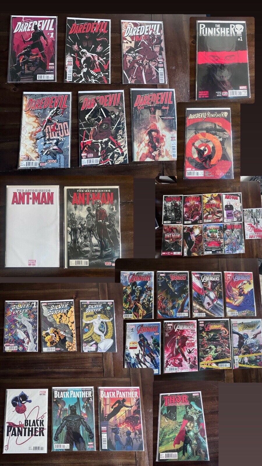 Black Panther Dare Devil Punisher ANAD Avengers Ant-Man First Print Comics
