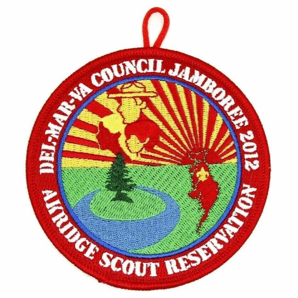 2012 Jamboree Akridge Scout Reservation Del-Mar-Va Council Patch Boy Scouts BSA