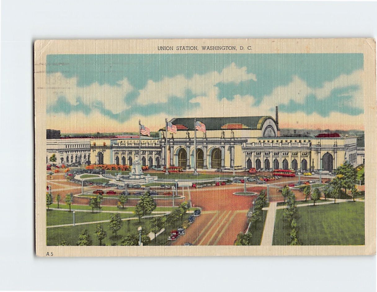 Postcard Union Station Washington DC