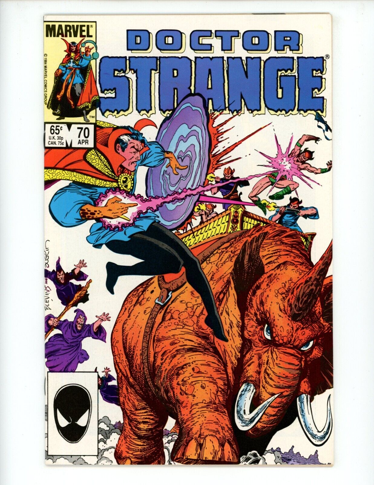 Doctor Strange #70 Comic Book 1985 VF/NM Roger Stern Bret Blevins Marvel
