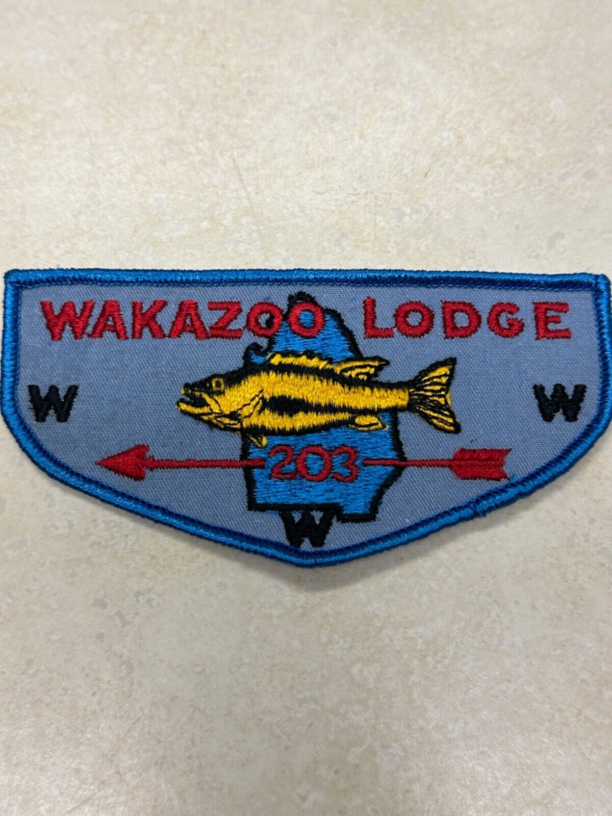 OA Lodge 203 Wakazoo Rolled Edge Twill Flap