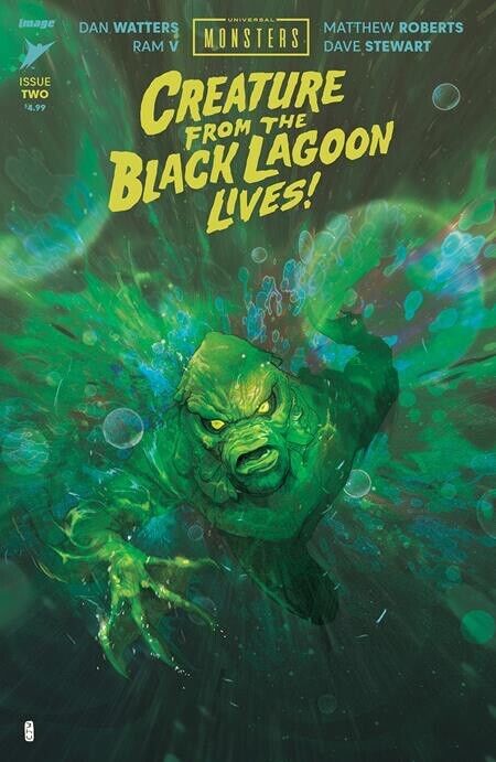 UNIVERSAL MONSTERS CREATURE FROM THE BLACK LAGOON LIVES #2 1:75 -PRESALE 5/29/24