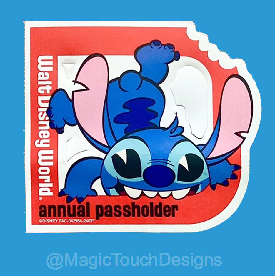 Authentic New 2024 Disney Annual Passholder Stitch Magnet  WDW