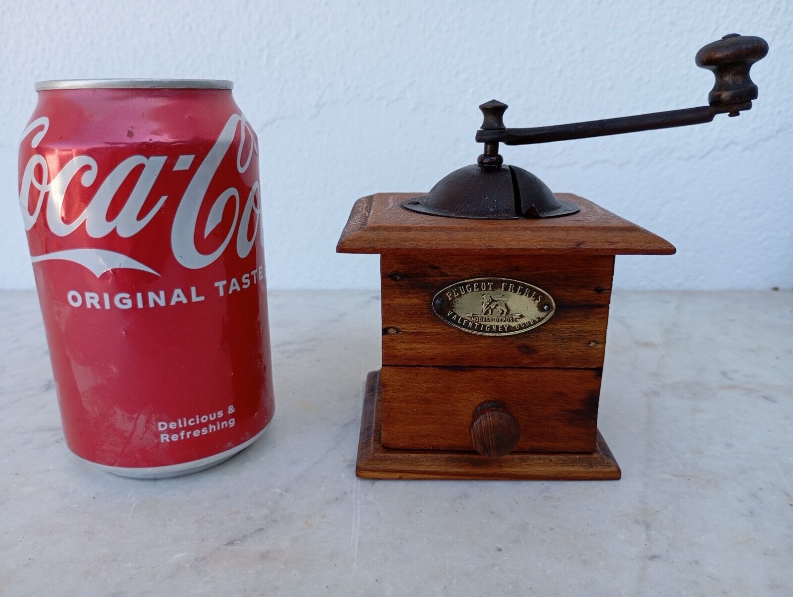 Coffee Grinder Mill Peugeot Rare Small Model Original Baby Vintage Moulin Crank