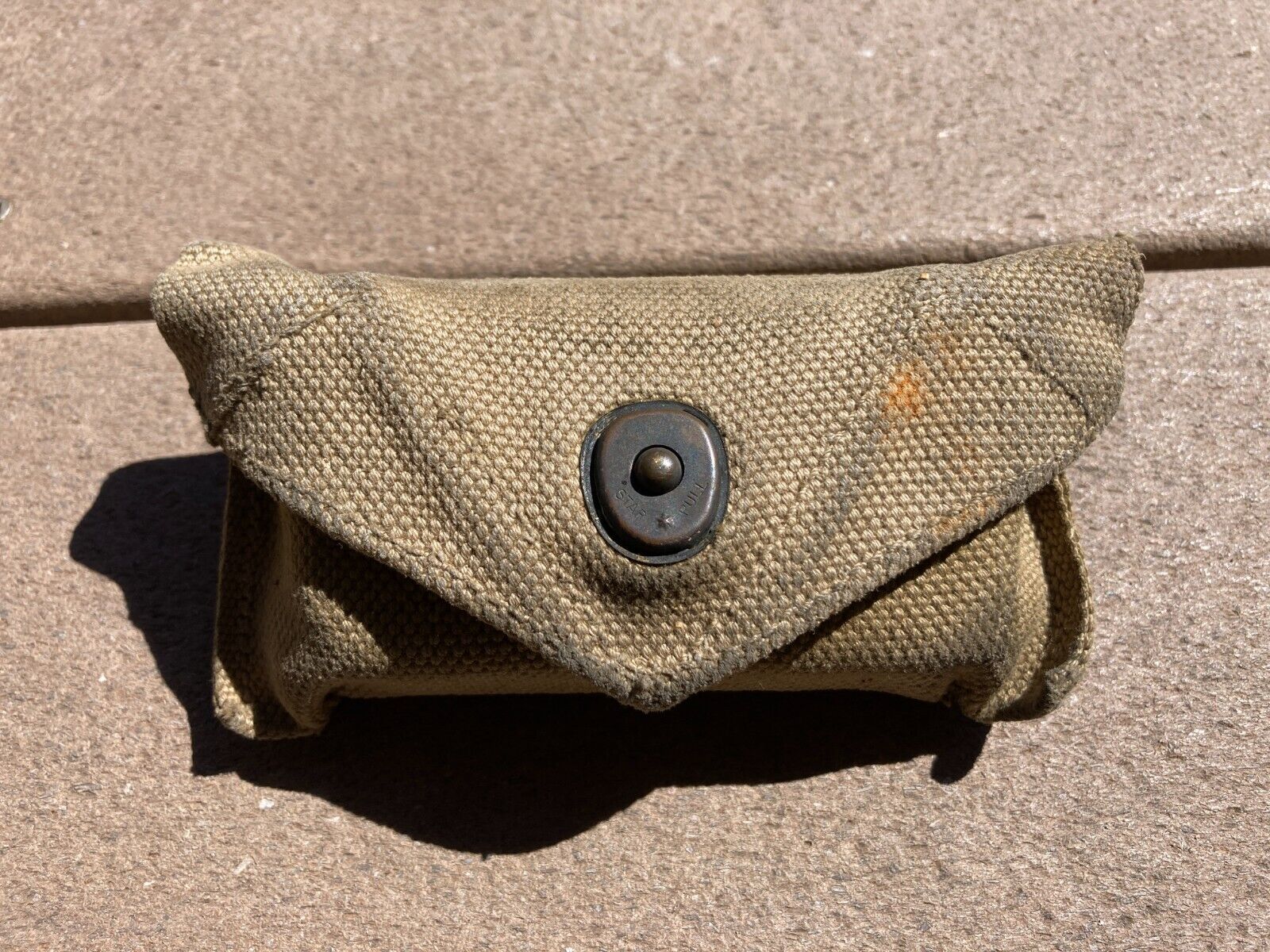 WW2 US Army Military M1924 First Aid FA Pouch Field Web Gear Equipment