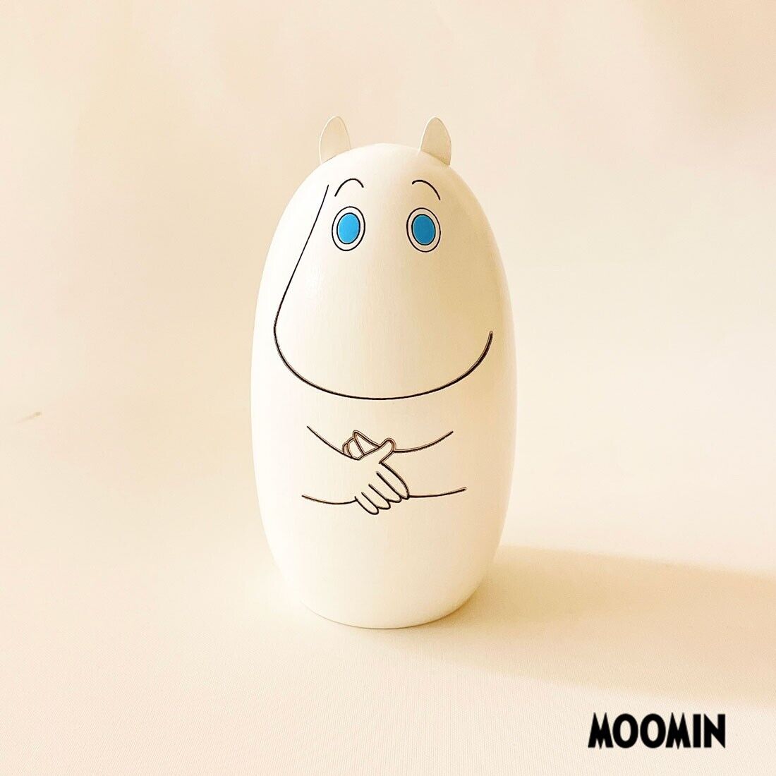 Moomin Kokeshi Doll Usaburo x Moomins Wooden Handmade Moomintroll Japan F/S NEW