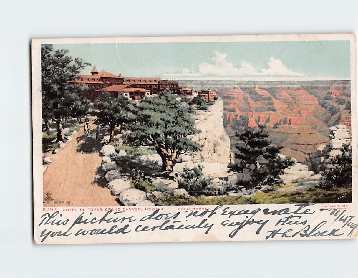Postcard Hotel El Tovar, Grand Canyon, Arizona