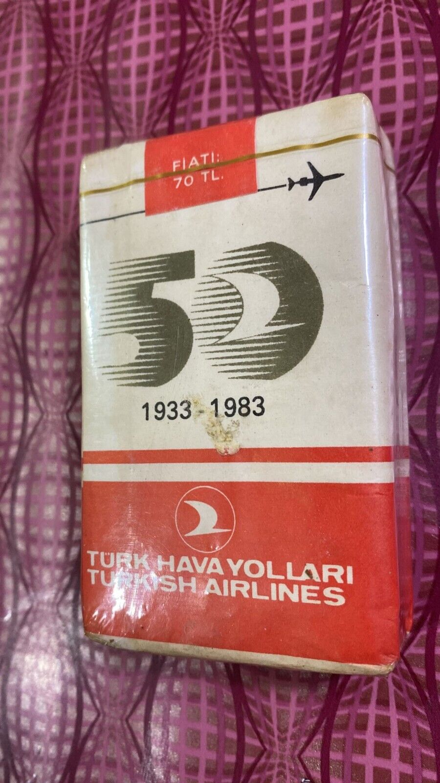 Turkey .. TURKISH AIRLINES AIR AIRWAYS 1933 - 1983 ... 50TH ANNIVERSARY MEMORIAL