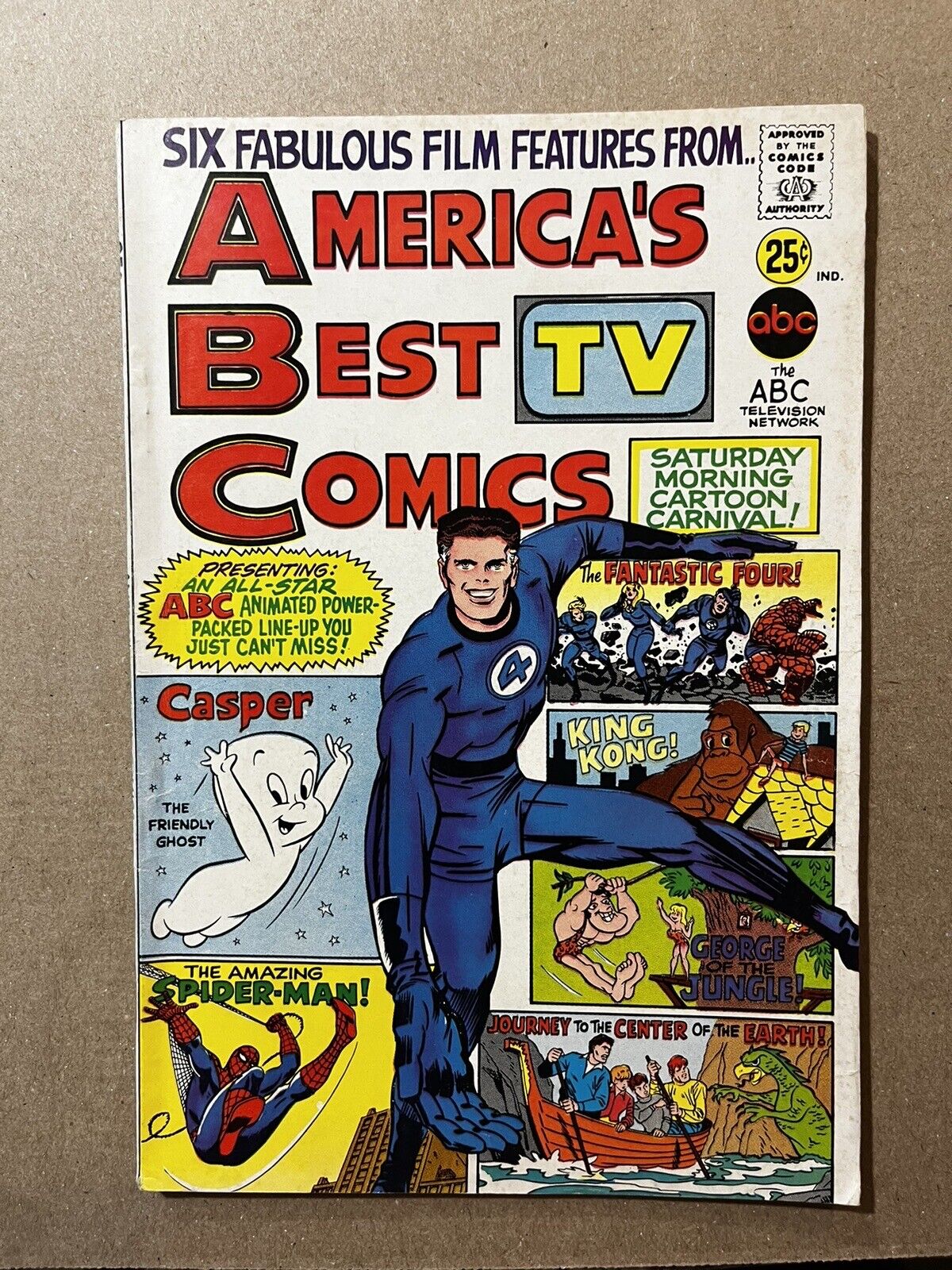 1967 AMERICA\'S BEST TV COMICS #1 - reprints FF #19 & Spider-Man #42 Hi Grade