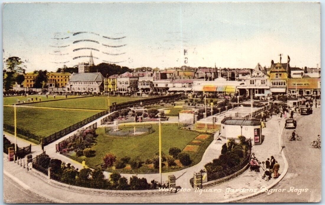 Postcard - Waterloo Square Gardens - Bognor Regis, England