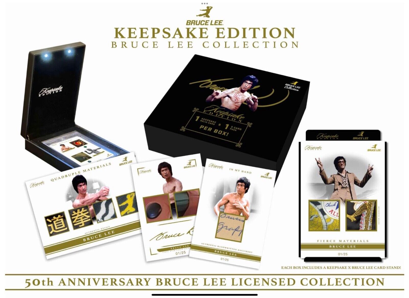 New Bruce Lee 50th Anniversary Collection Keepsake Edition - Single Box