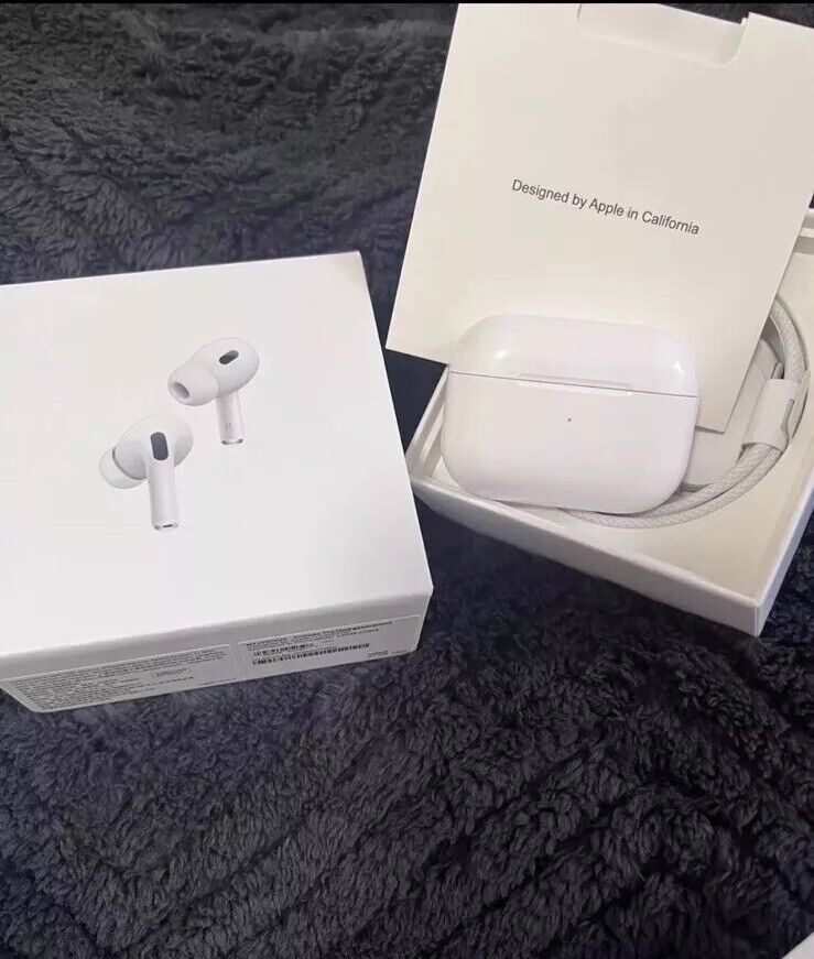 Unopened Apple AirPods Pro 2nd Generation Earphone Wireless with Charging Case 