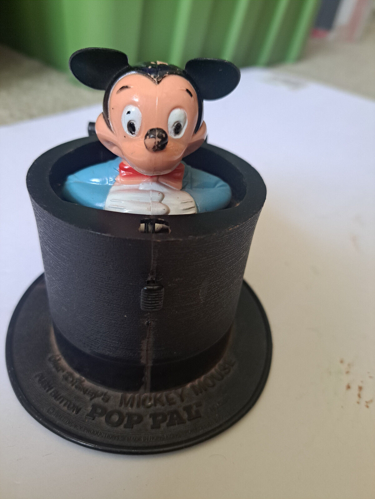 Vintage Walt Disney POP PAL Pop Up Mickey Mouse Kohner Bros Toy  RARE