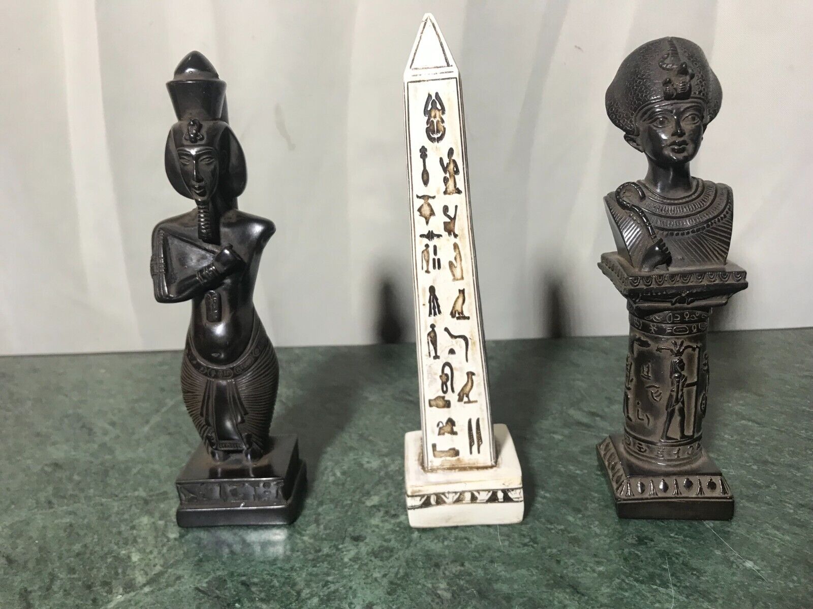 3 in 1 unique statues of Akhenaten and the ancient Pharaonic obelisk BC