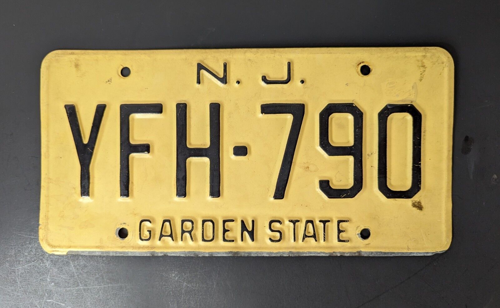 Vintage 1970’s New Jersey Garden State License Plate LPG 299