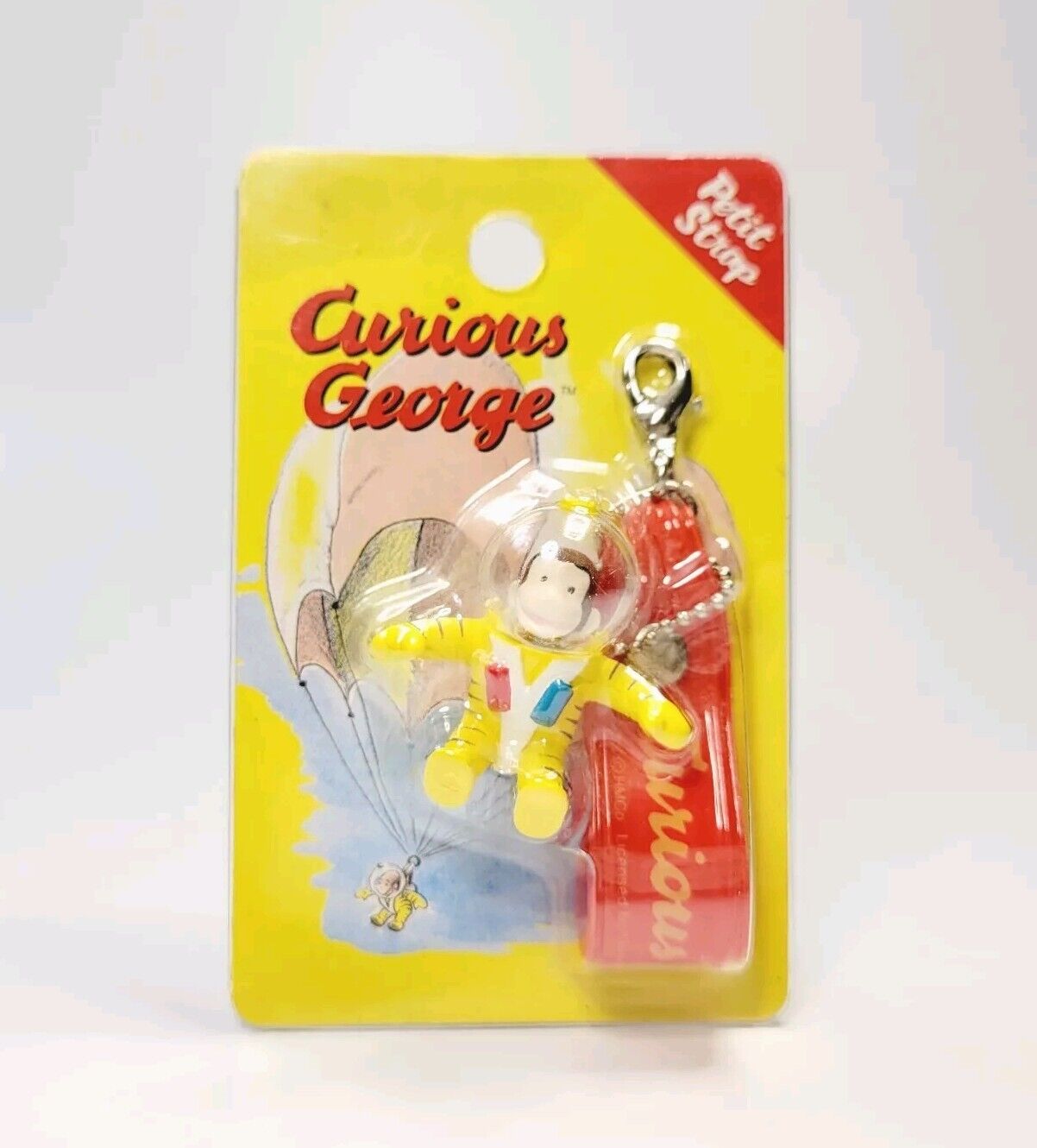 Curious George Collectible Petite Strap/Key Chain NIP New Sealed Rare 